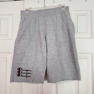 Champion Men's Reverse Weave Gray Sweat Shorts